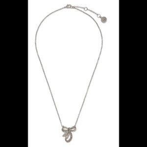 🎀 Vince Camuto Silver Diamond Love Knot Pendant Necklace